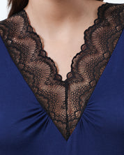 Bamboo t-shirt Nightgown 02100 navy