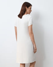 Bamboo t-shirt Nightgown 02100 ivory