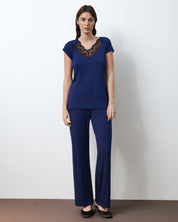 Bamboo t-shirt Pajama 02101 navy