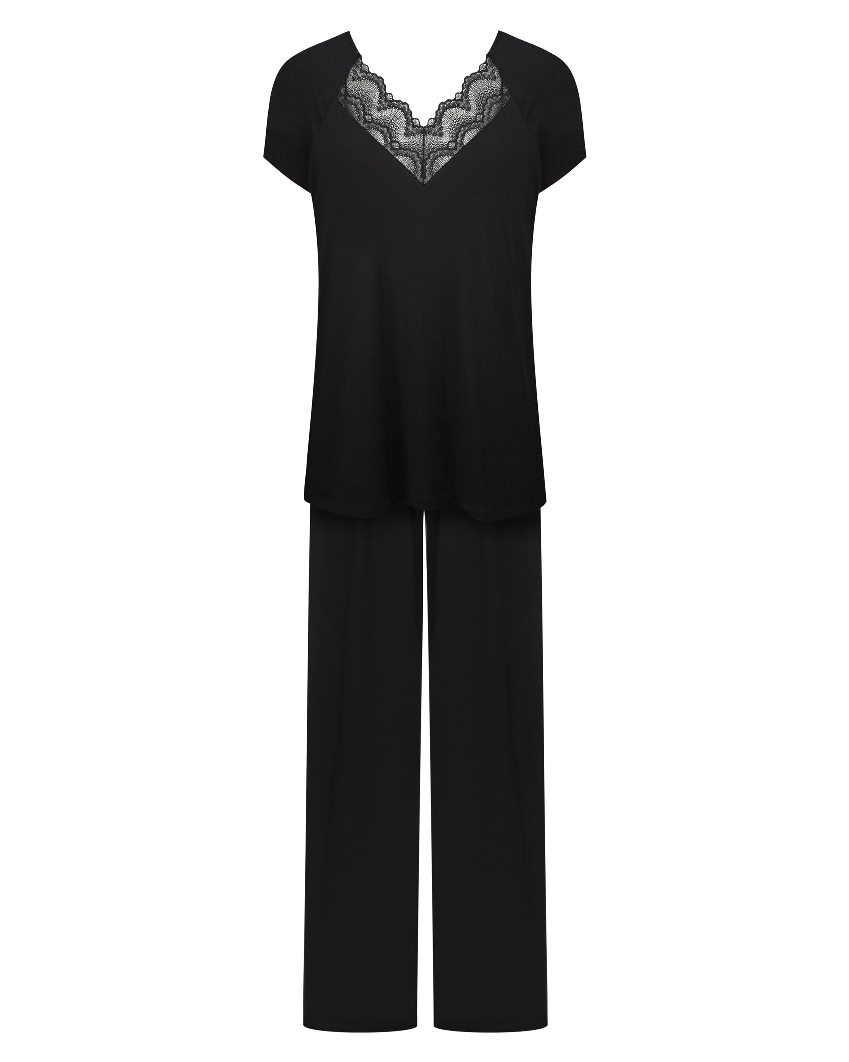 Bamboo t-shirt Pajama 02101 black