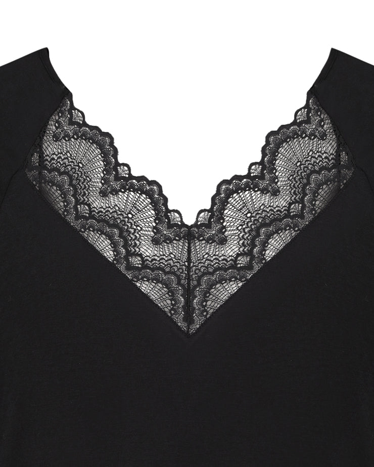 Bamboo t-shirt Pajama 02101 black