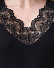Bamboo t-shirt Pajama 02101 black