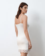 Bamboo Chemise spaghetti strap 02104 ivory