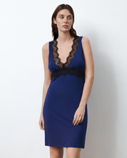 Bamboo Nightgown 02112 navy
