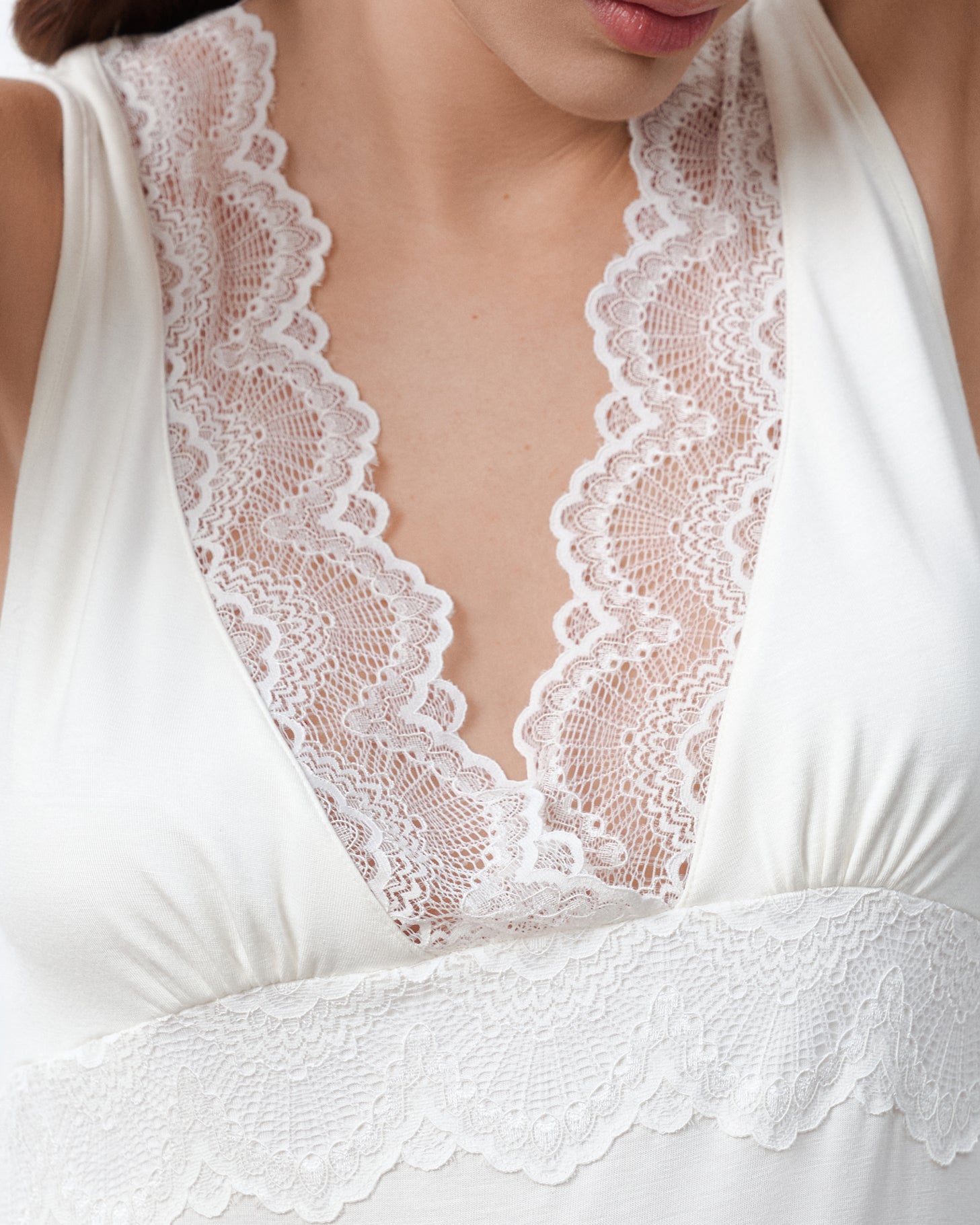 Bamboo Nightgown 02112 ivory