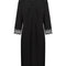 Bamboo Nightgown 3/4 sleeve 02113 black