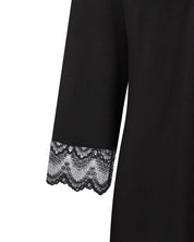 Bamboo Nightgown 3/4 sleeve 02113 black