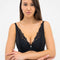 Plunge padded push-up Bra 004 010 black