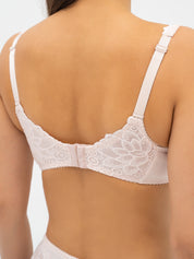Plunge padded push-up Bra 004 010 pearl