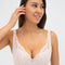 Plunge padded bralette Bra 004 011 pearl