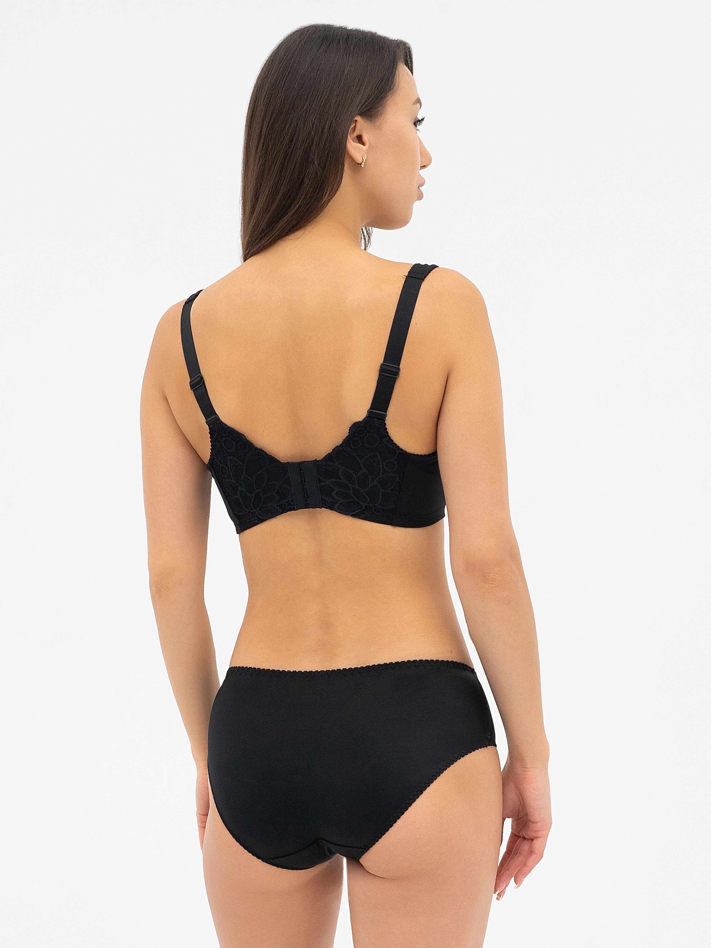 Plunge padded bralette Bra 004 011 black