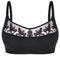 Soft-cup wireless Bra 006 007 black