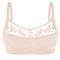 Soft-cup wireless Bra 006 007 silver peony