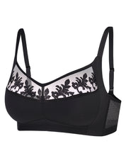 Soft-cup wireless Bra 006 007 black