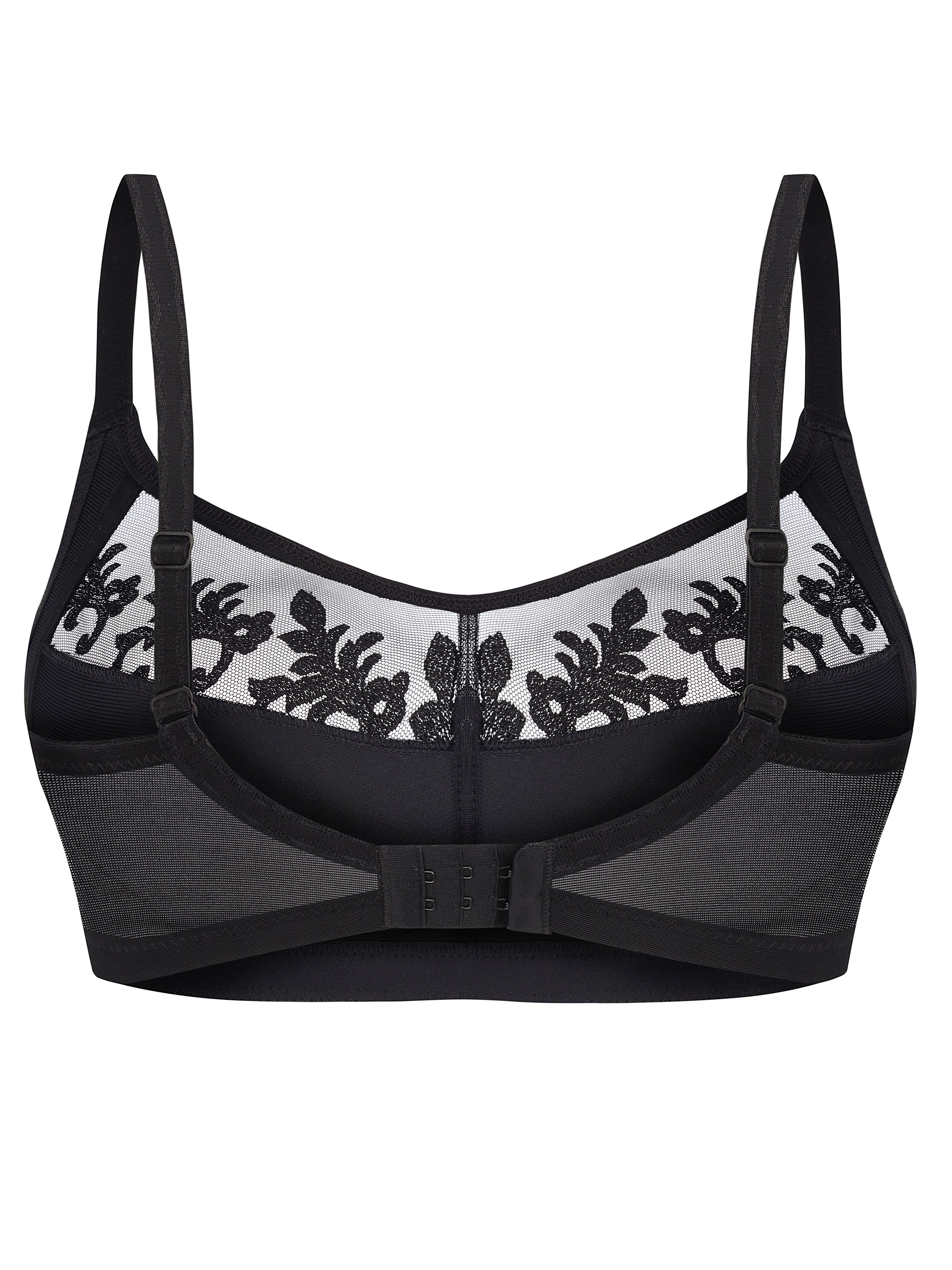 Soft-cup wireless Bra 006 007 black