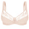 Full coverage non-padded side support Bra 006 015 silver peony