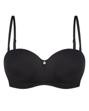 Full coverage moulded balconette push-up Bra 012 006 black