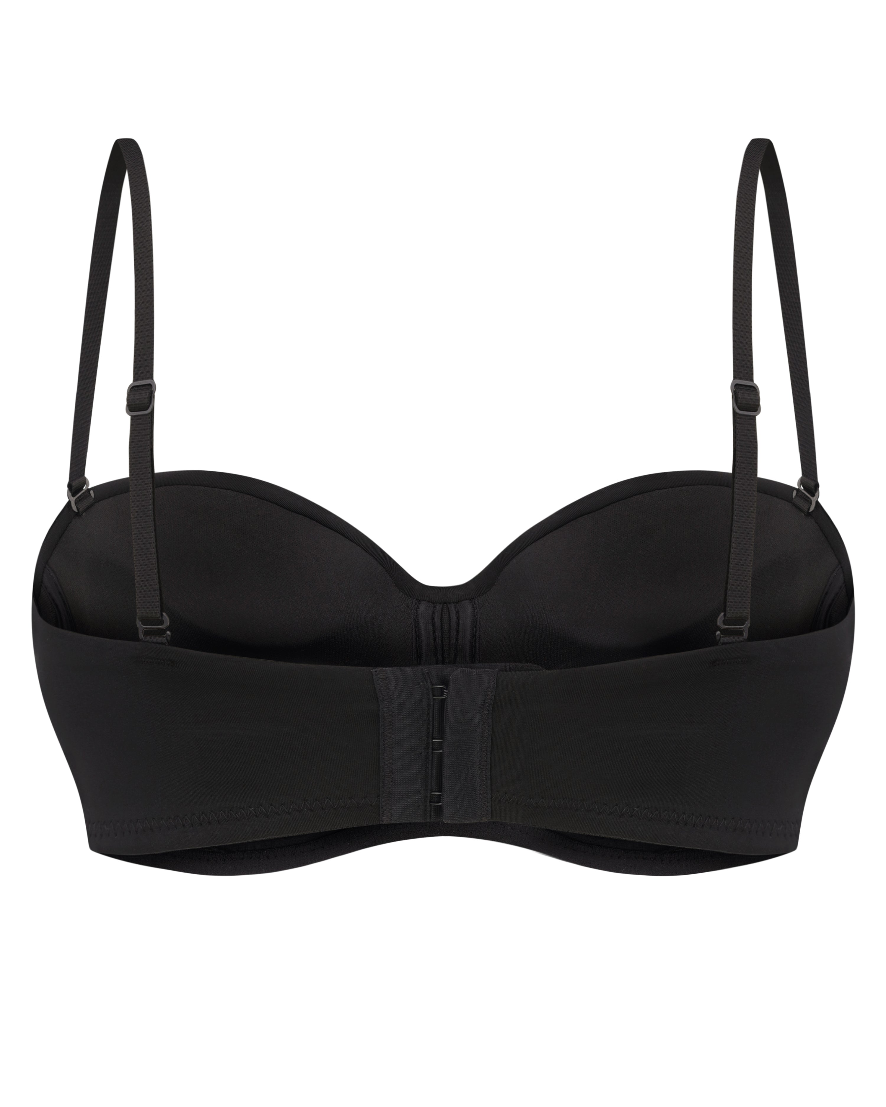 Full coverage moulded balconette push-up Bra 012 006 black