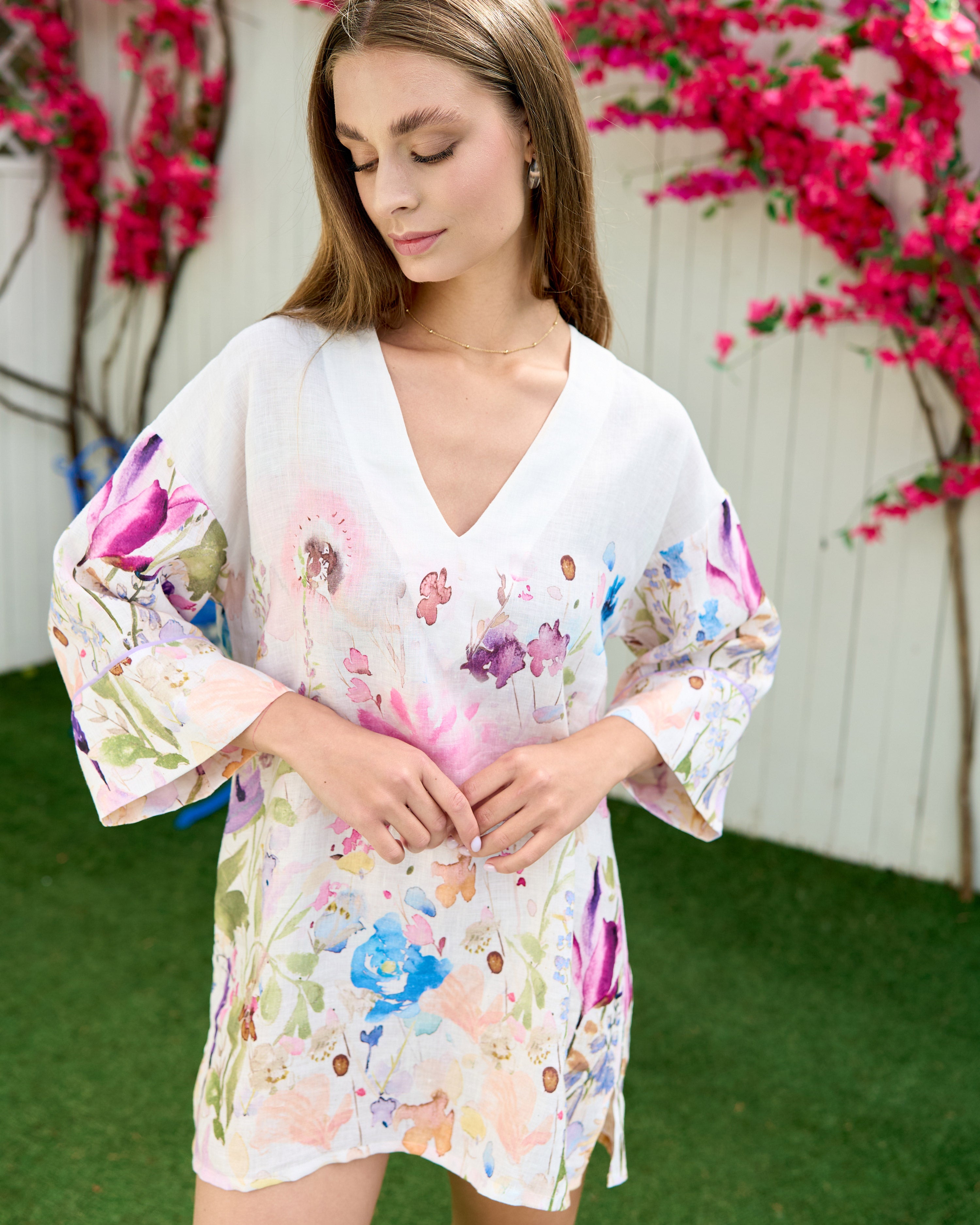 Mini Tunic dress 0183 floral