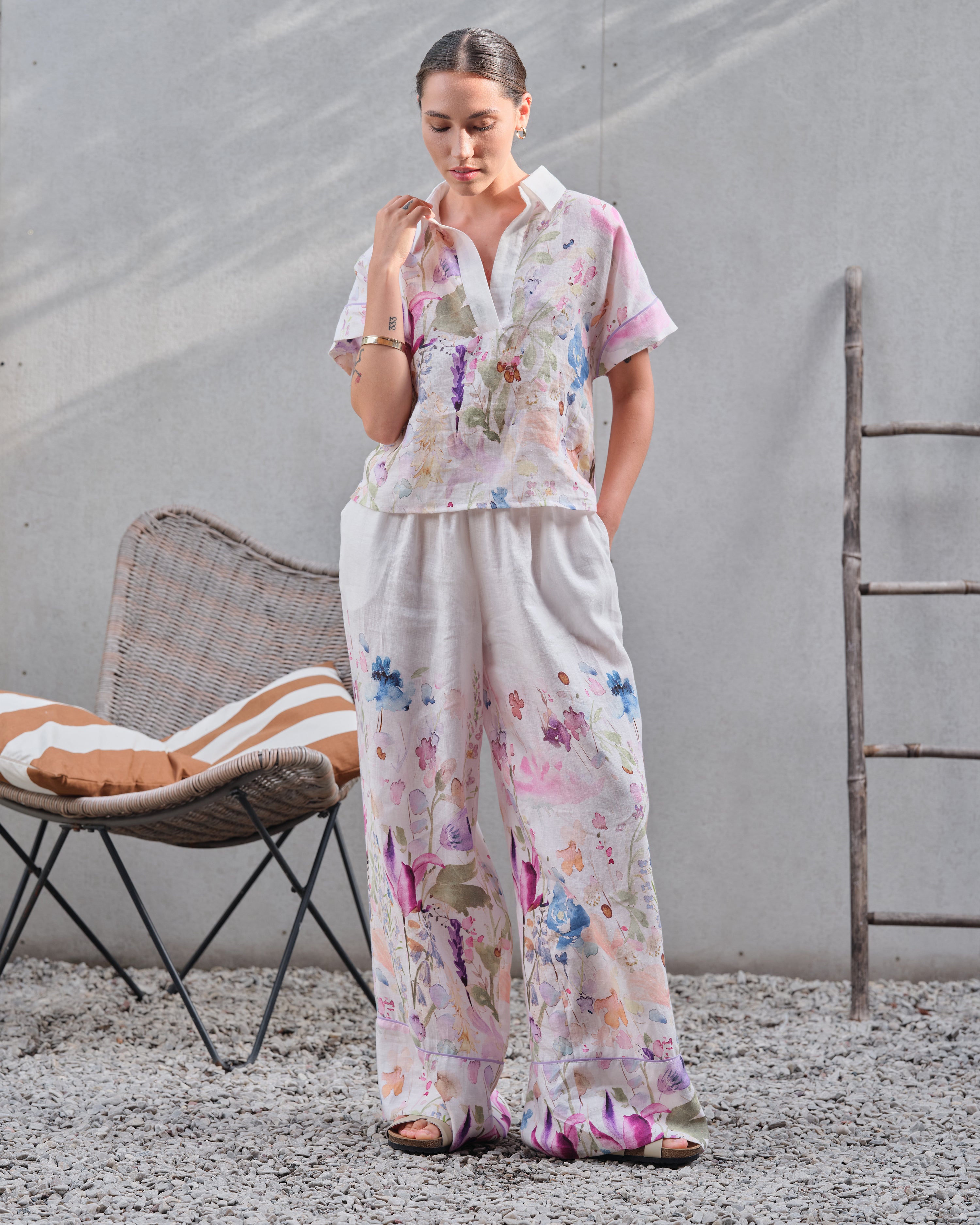 Palazzo Pants 0186 floral