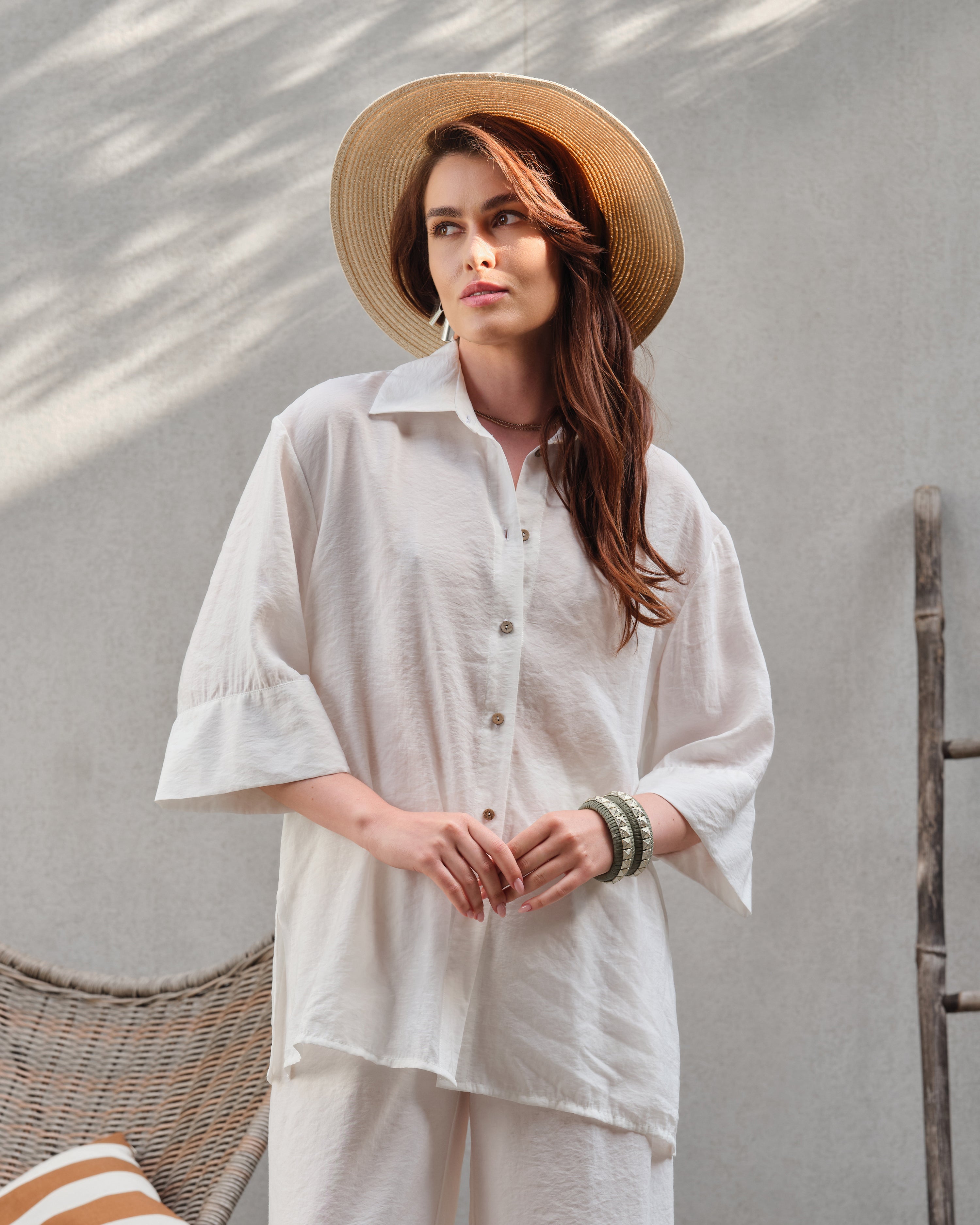 Oversized Shirt 0188 milk
