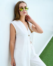 Long Cardigan 0189 milk