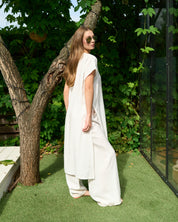 Midi tunic Dress 0190 milk