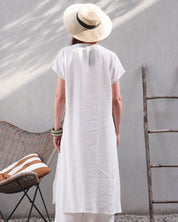 Midi tunic Dress 0190 milk