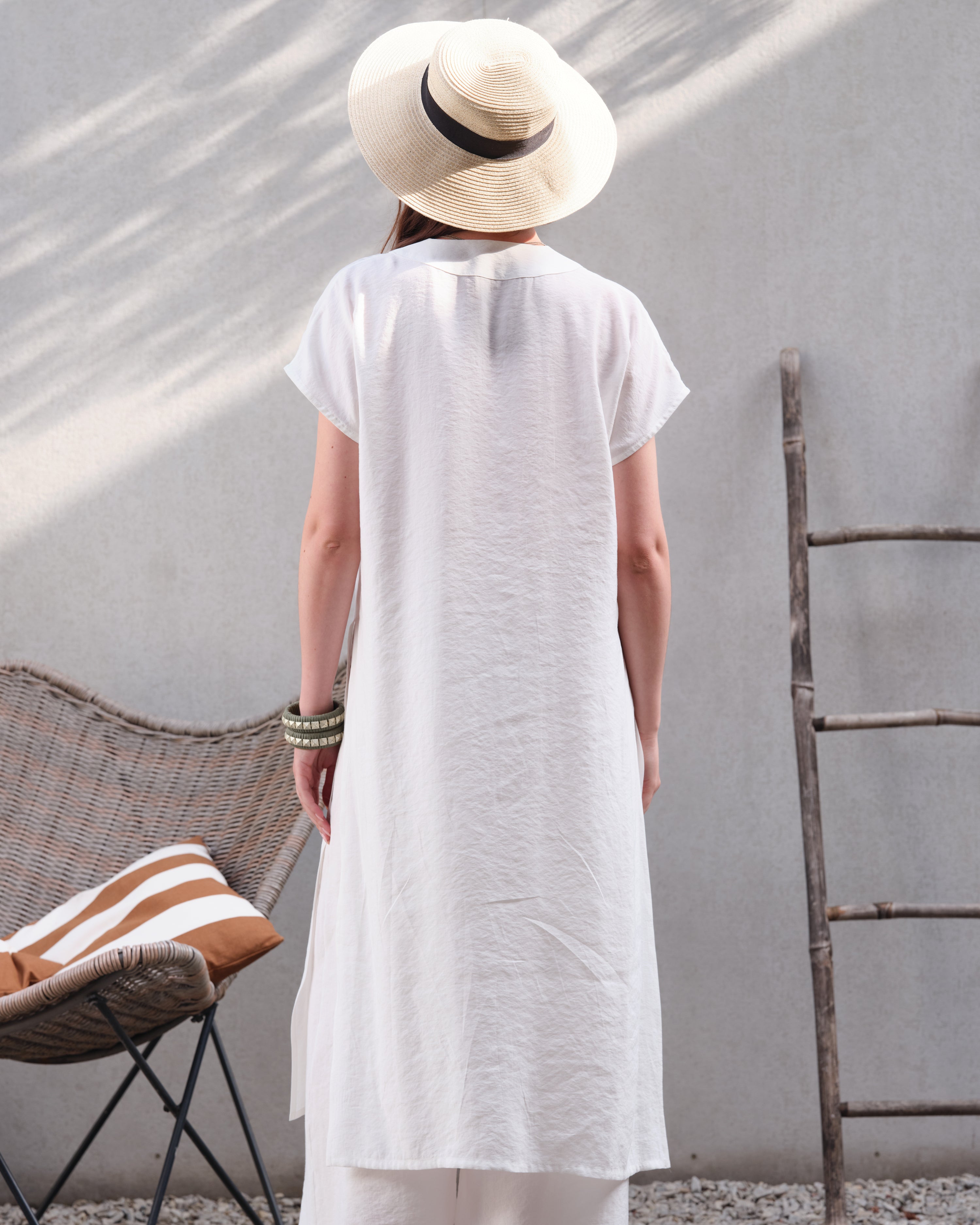 Midi tunic Dress 0190 milk