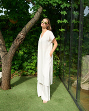 Midi tunic Dress 0190 milk
