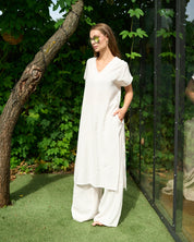 Midi tunic Dress 0190 milk
