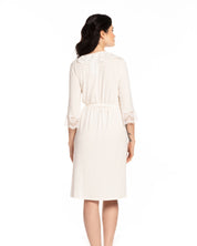 Bamboo 3/4 sleeve Robe 0203 ecru