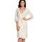 Bamboo 3/4 sleeve Robe 0203 ecru