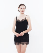 Bamboo cami shorts Set 0209/1 black