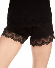 Bamboo cami shorts Set 0209 black