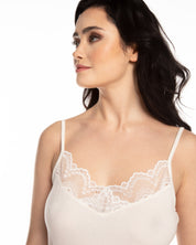 Bamboo cami shorts Set 0209 ecru