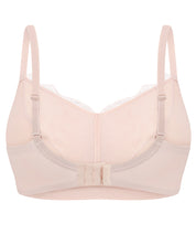 Full coverage half-padded wireless bandeau Bra 021 007 silver peony