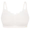 Full coverage half-padded wireless bandeau Bra 021 007 ivory