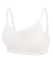 Full coverage half-padded wireless bandeau Bra 021 007 ivory