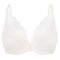 Plunge padded push-up Bra 021 010 ivory