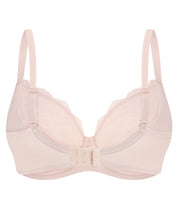 Full coverage half-padded Bra 021 012 silver peony