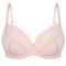 Full coverage half-padded Bra 021 012 silver peony