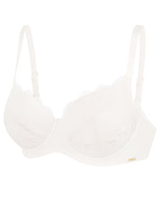 Full coverage half-padded Bra 021 012 ivory