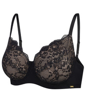 Full coverage half-padded Bra 021 012 black