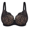 Full coverage half-padded Bra 021 012 black