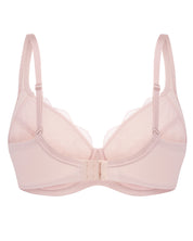 Full coverage non-padded side support Bra 021 015 silver peony