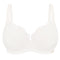 Full coverage non-padded side support Bra 021 015 ivory
