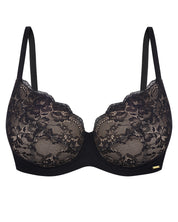 Full coverage non-padded Bra 021 016 black