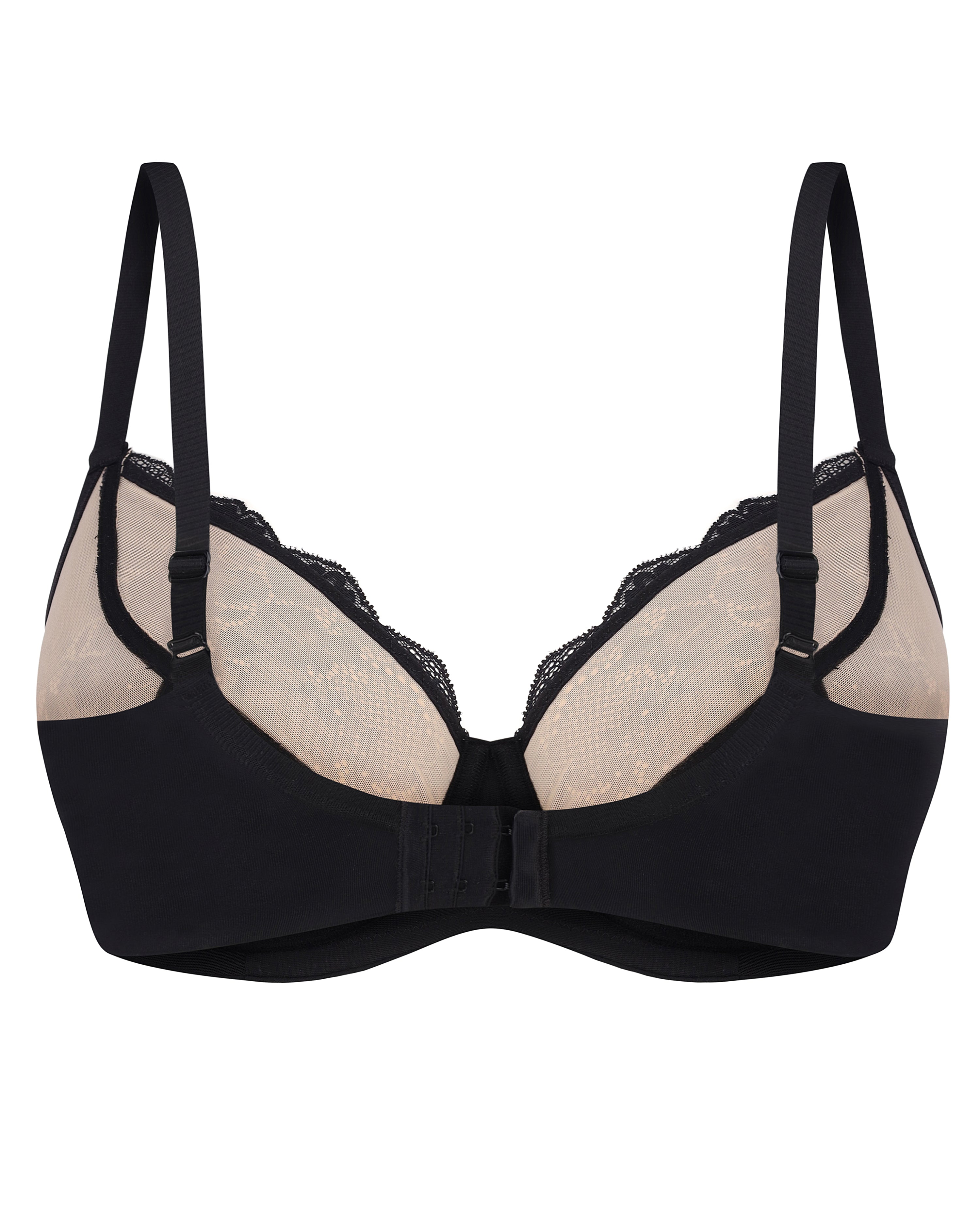 Full coverage non-padded Bra 021 016 black