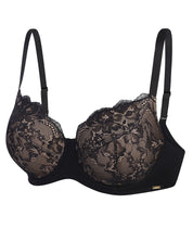 Full coverage non-padded Bra 021 016 black